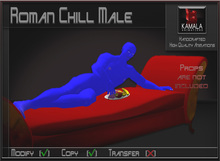 Seating *Roman Chill Male* Copyable Poseball