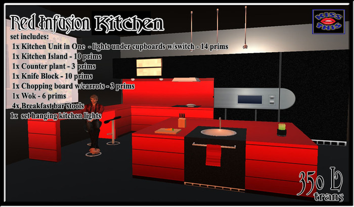 <Kiss This!> Red Infusion Kitchen *boxed*