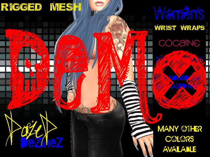 DaZeD DeZineZ Wrist Wrap Mesh Demo