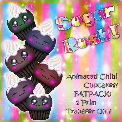 Animated Chibi Cupcakes FATPACK