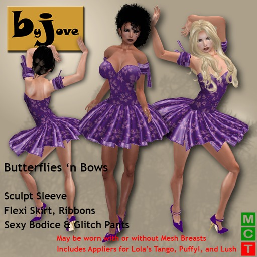 BJs Butterflies n Bows - Purple