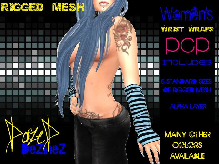 DaZeD DeZineZ Wrist Wrap Mesh PCP