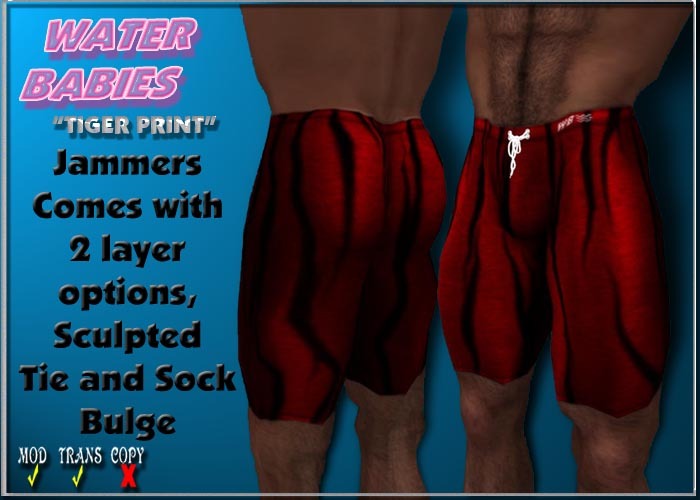 WB - Tiger Print Jammers (Purple)