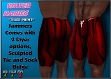 WB - Tiger Print Jammers (Red)