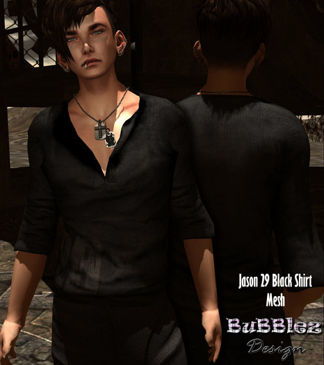 BB - Jason 29 Black Shirt (mesh)
