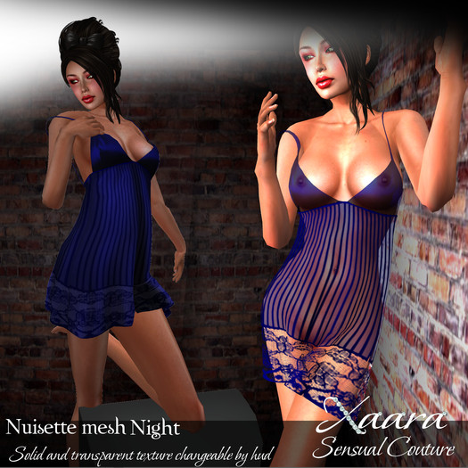 Xaara nuisette Night mesh