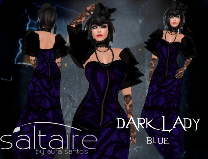 Dark Lady Blue Lace