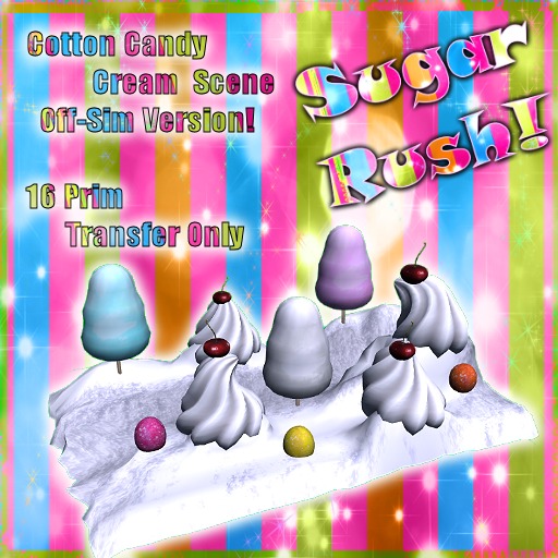 Cotton Candy Cream Scene Off-Sim