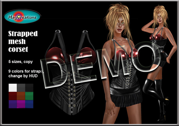 MayCreations strapped corset DEMO