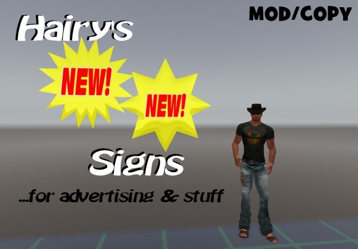 Hairy's New Sign
