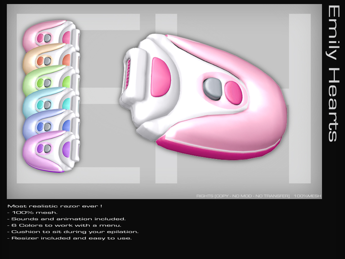 [EmilyHearts] - Razor 6 Colors - Mesh