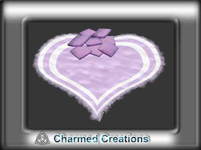 Cuddle Kiss Heart Rug Pastel Purple Incl Cuddle Kiss Menu *