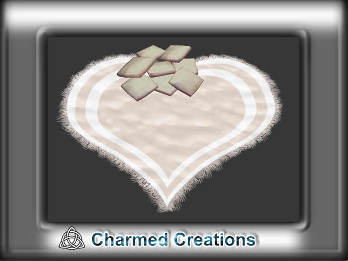 Cuddle Kiss Heart Rug Pastel Peach Incl Cuddle Kiss Menu *