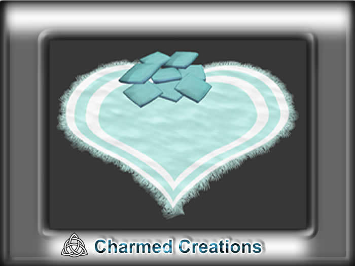 Cuddle Kiss Heart Rug Pastel Green Incl Cuddle Kiss Menu *