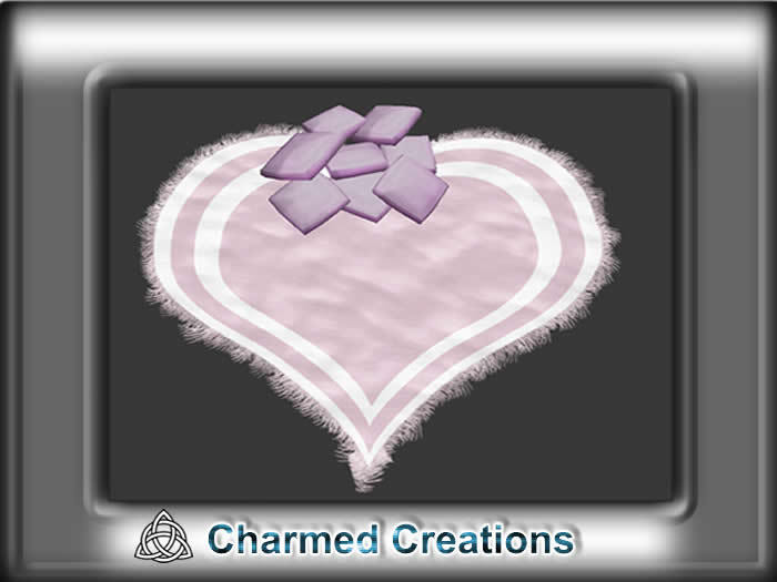 Cuddle Kiss Heart Rug Pastel Mauve Incl Cuddle Kiss Menu *