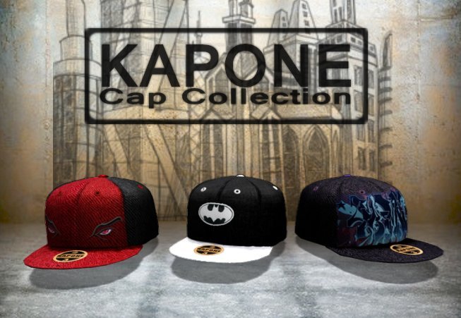 Kapone - fitted cap pack ( sculpt )