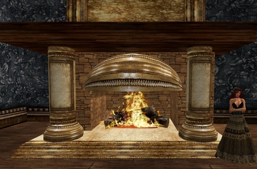 ~H&H~ Baroque Manor Fireplace