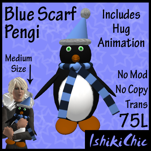 >IC< BlueScarf Pengi - medium