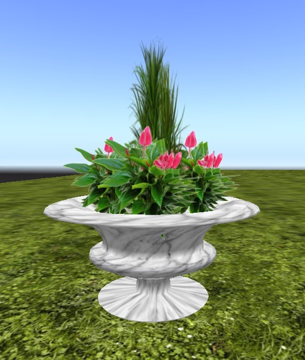 urn with flowers