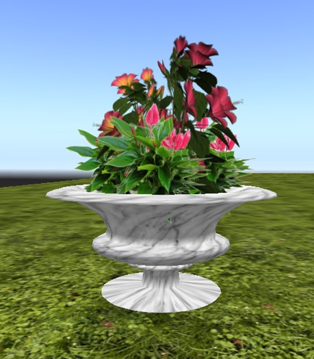 Urn with flowers 2