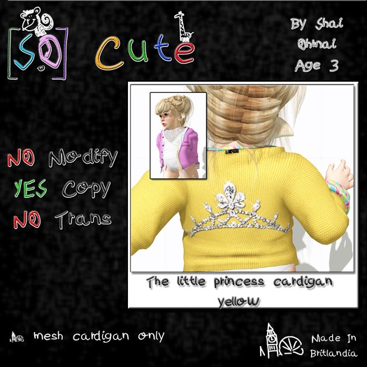 {s.o} princess cardigan // purple (wear)