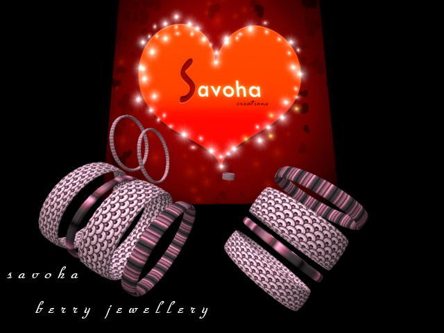 savoha berry jewellery set