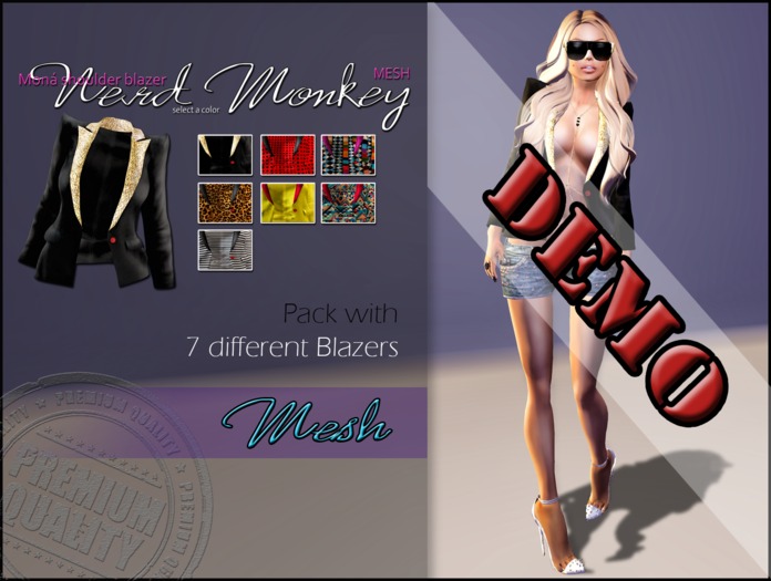 .::[NerdMonkey] - [Mona shoulder blazer DEMO]::. 
