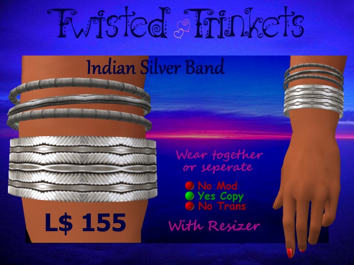 Indian Silver Bangle