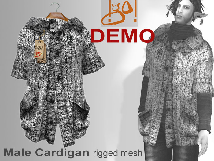 !gO! Male Cardigan -DEMO-