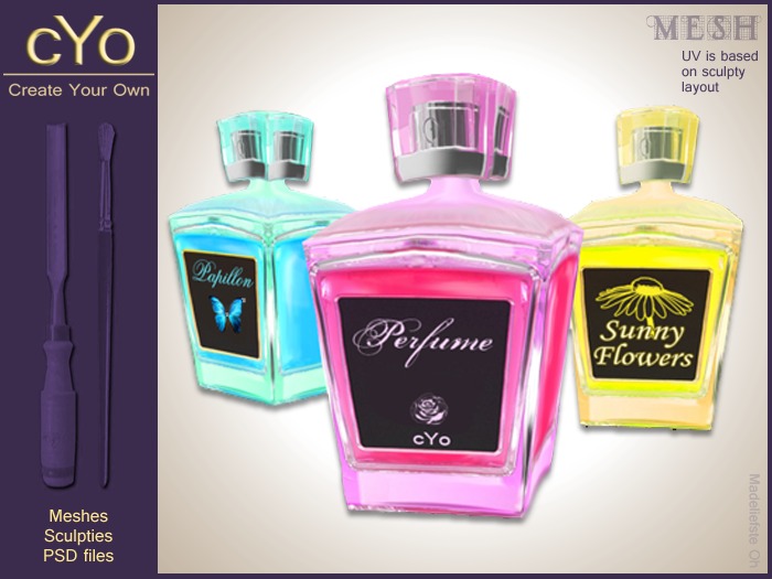 cYo Perfume, full perms mesh + Photoshop file