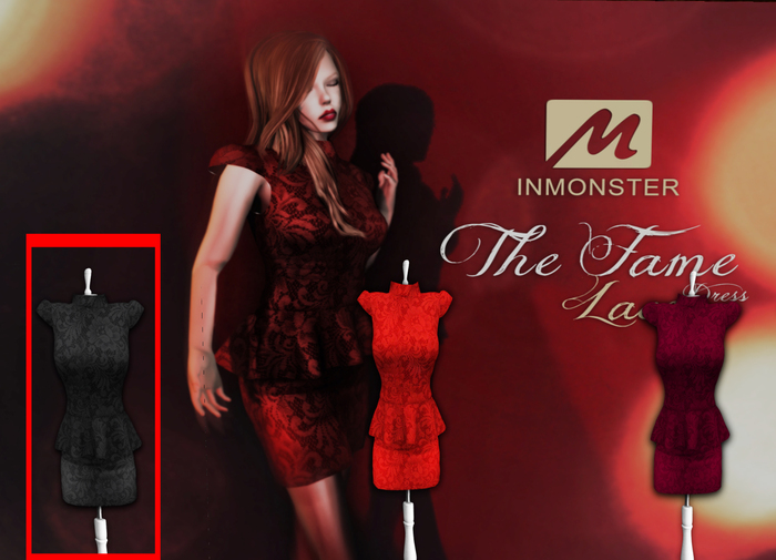 [inMonster] The Fame Lace {Black}