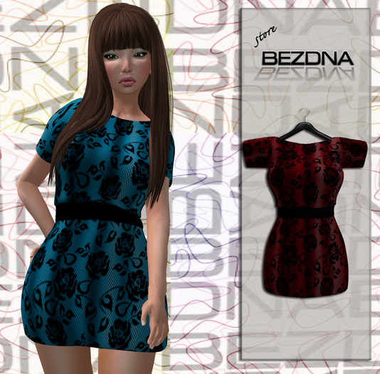@BEZDNA@ Dress-Tunic Red