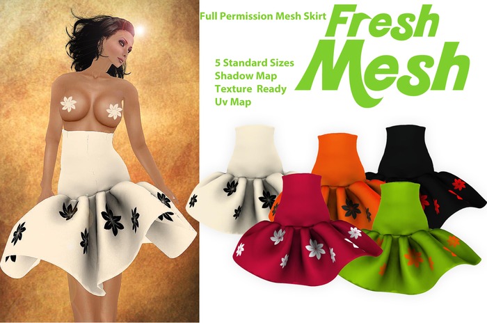 Fresh Mesh-Full Permission High weist skirt