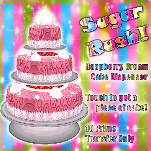 Raspberry Dream Cake Dispenser