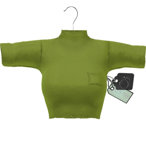 {.:OZI:.} TURTLE NECK top OLIVE