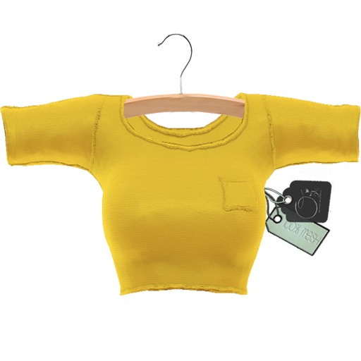 {.:OZI:.} CREW NECK top SUNSHINE
