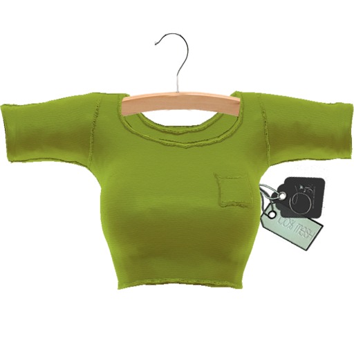 {.:OZI:.} CREW NECK top OLIVE