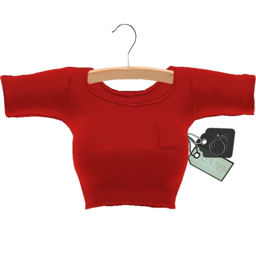 {.:OZI:.} CREW NECK top RED