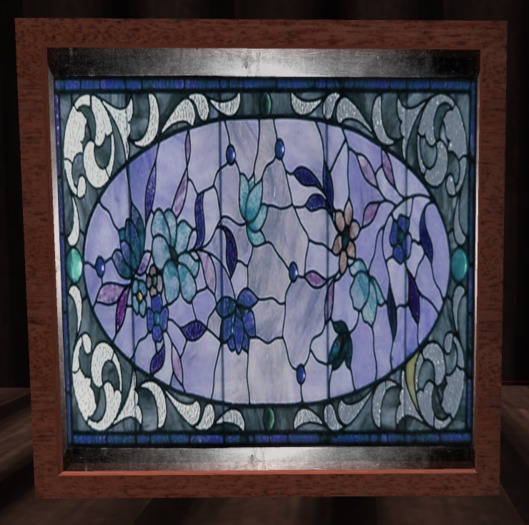 Floral Stained Glass Divider/Window 5