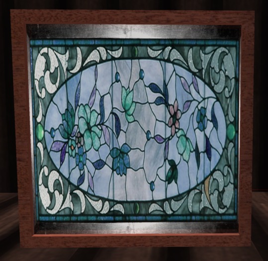 Floral Stained Glass Divider/Window 6