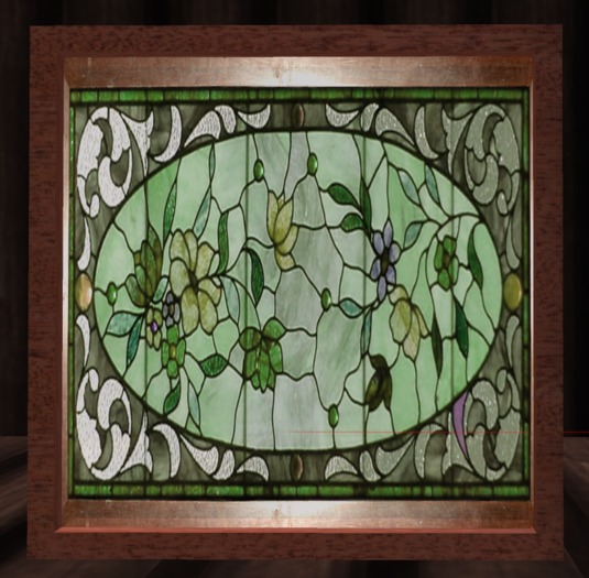 Floral Stained Glass Divider/Window 8