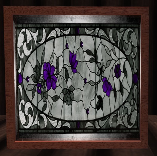 Floral Stained Glass Divider/Window 13