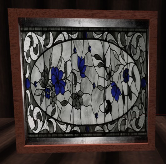 Floral Stained Glass Divider/Window 14