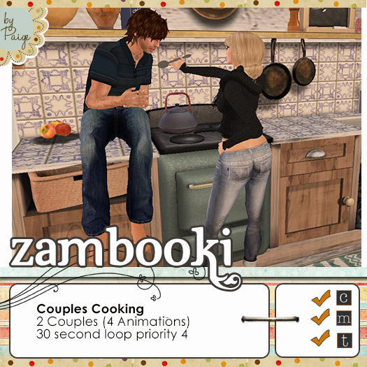 Zambooki Animations - Couples Cooking BOXED
