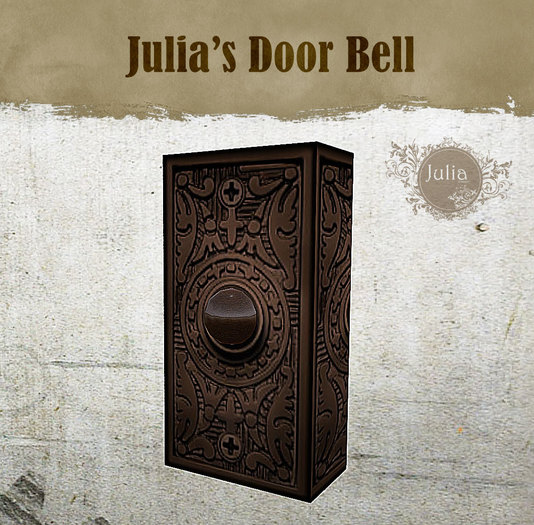 Julia Collection - Door Bell tagSteampunk