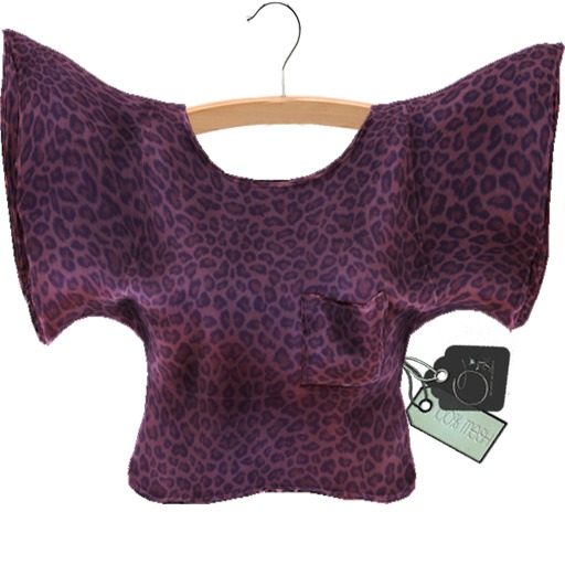 {.:Ozi:.} MATERIAL GIRL midriff- STRIPED CREME [wear me]