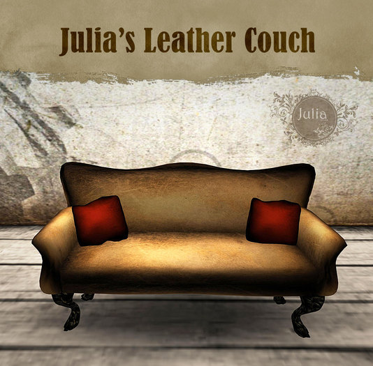Victorian Leather Couch tagSteampunk