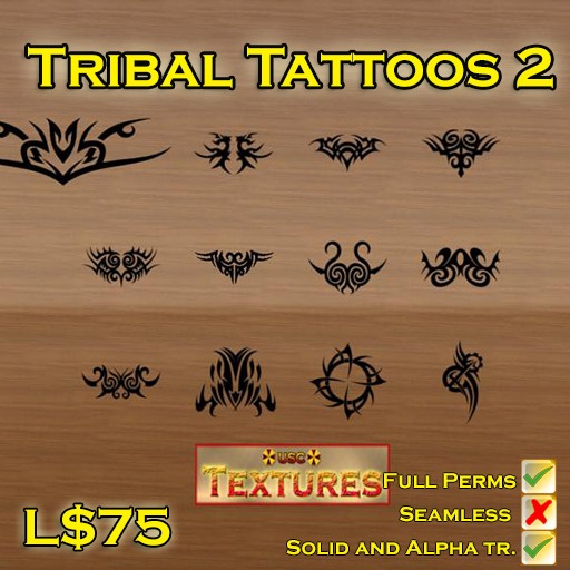 USC Textures - Tribal Tattoos 2 