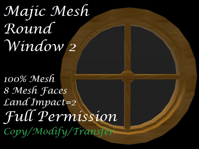 MajicMesh Round Window 2