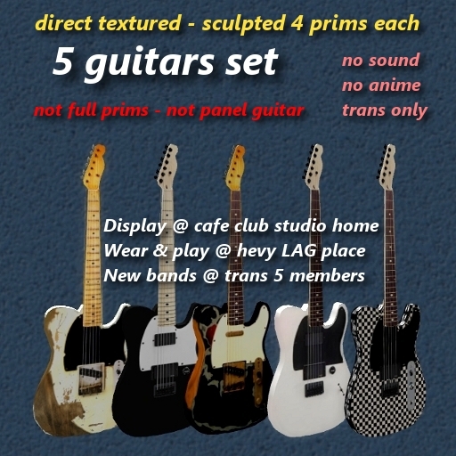 #PLG# 5 Guitars set (guitar) 
